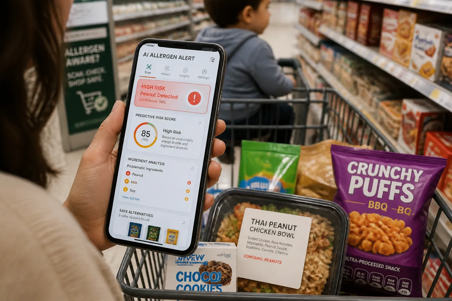 Smart Shopping Tech Beyond the Barcode: How AI Is Powering Predictive Allergen Warnings